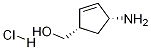 Hydrochlorid (1S,4R)-(4-aminocyklopent-2-enyl)metanolu