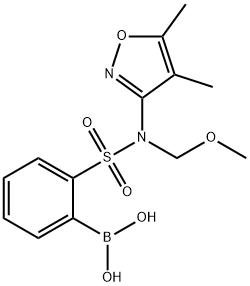 kyselina (2-(N-(4,5-dimetylizoxazol-3-yl)-N-(metoxymetyl)sulfamoyl)fenyl)borónová