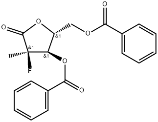 ((2R,3R,4R)-3-(benzoyloxy)-4-fluór-4-metyl-5-oxotetrahydrofurán-2-yl)metylbenzoát