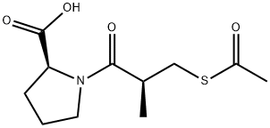 (2S)-1-(3-Acetyltio-2-metyl-1-oxopropyl)-L-prolín