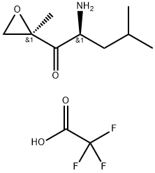 (2S)-2-Amino-4-metyl-1-((2R)-2-metyloxiranyl)-1-pentanóntrifluóracetát