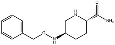 (2S,5R)-5-[(benzyloxy)amino]piperidín-2-karboxamid