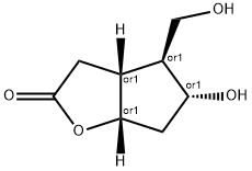 (3aR,4S,5R,6aS)-hexahydro-5-hydroxy-4-(hydroxymetyl)-2H-cyklopenta[b]furán-2-ón