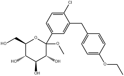 (3R,4R,5R,6S)-2-(acetoxymetyl)-6-(4-chlór-3-(4-etoxybenzyl)fenyl)tetrahydro-2H-pyrán-3,4,5-triyltriacetát