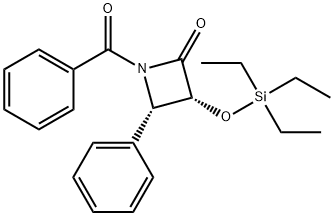 (3R,4S)-1-benzoyl-4-fenyl-3-[(trietylsilyl)oxy]-2-azetidinón