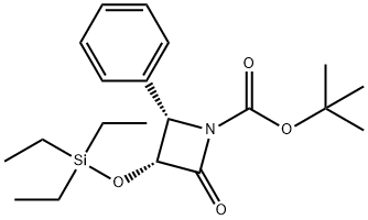 (3R,4S)-terc-butyl-2-oxo-4-fenyl-3-(trietylsilyloxy)azetidín-1-karboxylát
