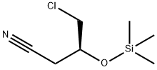 (3S)-4-Chlór-3-[(trimetylsilyl)oxy]butánnitril