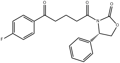 (4S)-3-[5-(4-Fluórfenyl)-1,5-dioxopenyl]-4-fenyl-2-oxazolidinón