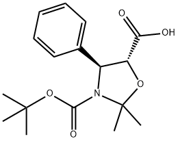 kyselina (4S,5R)-3-(terc-butoxykarbonyl)-2,2-dimetyl-4-fenyloxazolidín-5-karboxylová