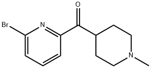 (6-brómpyridín-2-yl)(1-metylpiperidín-4-yl)metanón