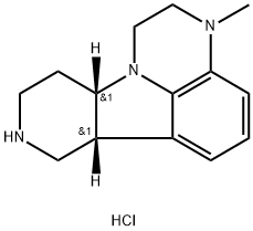(6bR,10aS)-3-metyl-2,3,6b,7,8,9,10,10a-oktahydro-lH-pyrido[3',4':4,5]pyrolo[1,2,3- de]chinoxalín hydrochlorid