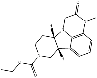 (6bR,10aS)-Etyl-3-metyl-2-oxo-2,3,6b,7,10,10a-hexahydro-lH-pyrido[3',4':4,5]pyrolo[1,2,3 -de]chinoxalín-8(9H)-karboxylát