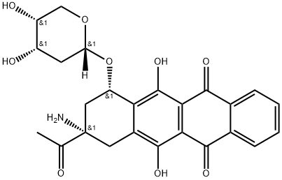 (7S-cis)-9-Acetyl-9-amino-7-[(2-deoxy-alfa-D-erytro-pentopyranozyl)oxy]-7,8,9,10-tetrahydro-6,11-dihydroxy-5 12-naftacéndión