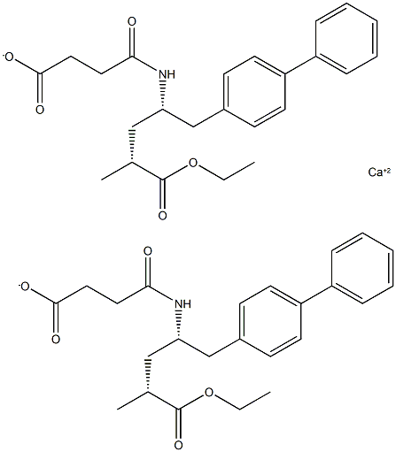 4-etylesteroxopropyl)amino]-alfa-metyl-[1,1'-vápenatá soľ kyseliny (alfaR,gamaS)-gama-[(3-karboxy-1-bifenyl]-4-pentánovej