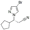 (R)-3-(4-bróm-1H-pyrazol-1-yl)-3-cyklopentylpropánnitril