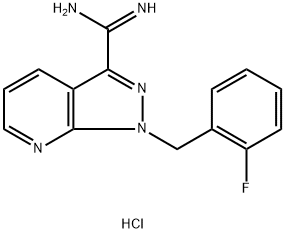 1-(2-fluórbenzyl)-1h-pyrazolo[3,4-b]pyridín-3-karboxamidín hydrochlorid