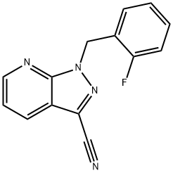 1-(2-fluórbenzyl)-1 H-pyrazolo[3,4-b]pyridín-3-karbonitril