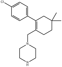 1-((4'-chlór-5,5-dimetyl-3,4,5,6-tetrahydro-[1,1'-bifenyl]-2-yl)metyl)piperazín