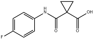 kyselina 1-(4-fluórfenylkarbamoyl)cyklopropánkarboxylová