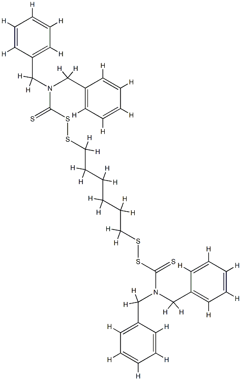 1,6-bis(N,N'-dibenzyltiokarbamoylditio)hexán