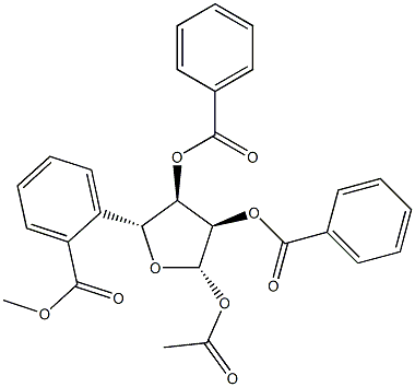 1-Acetyl-2,3,5-tribenzamid-D-ribóza