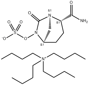 1-butánamínium, N,N,N-tributyl-, (1R,2S,5R)-2-(aminokarbonyl)-7-oxo-1,6-diazabicyklo[3.2.1]okt-6-ylsulfát