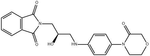 1H-IZOINDOL-1,3(2H)-DIÓN, 2-[(2R)-2-HYDROXY-3-[[4-(3-OXO-4-MORFOLINYL)FENYL]AMINO]PROPYL]-