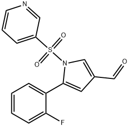1H-pyrol-3-karboxaldehyd, 5-(2-fluórfenyl)-1-(3-pyridinylsulfonyl)-