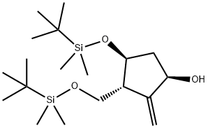 1R(3R,4S)-4-(terc-butyldimetylsilyloxy)-3-￡¨￡¨terc-butyldimetylsilyloxy)metyl)-2-metyléncyklopentanol