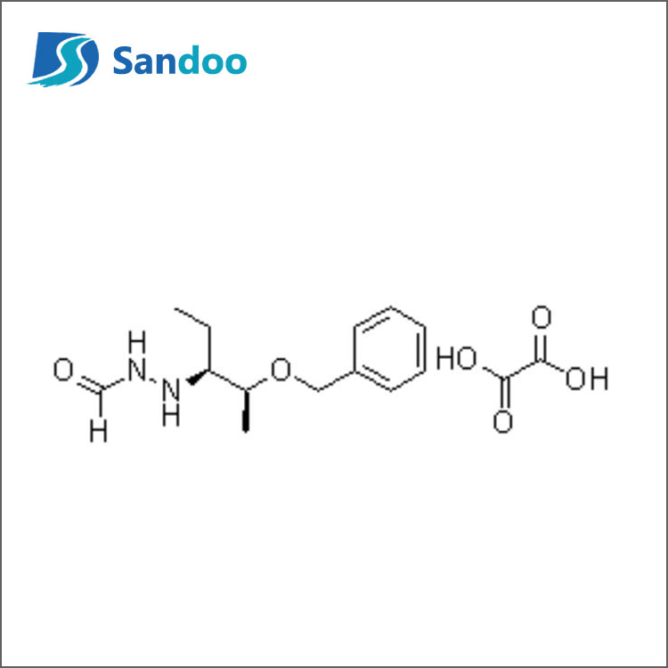 2-[(1S,2S)-1-etyl-2-(fenylmetoxy)propyl]hydrazínkarboxaldehydetándioát (1:1)