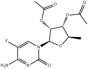 2',3'-Di-O-acetyl-5'-deoxy-5-fuluro-D-cytidín