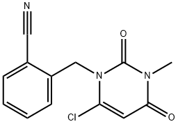 2-[(6-Chlór-3,4-dihydro-3-metyl-2,4-dioxo-l(2h)-pyrimidinyl)metyl]benzonitril