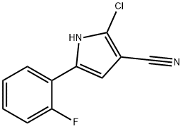 2-chlór-5-(2-fluórfenyl)-lH-pyrol-3-karbonitril