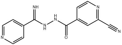 2-kyano-N'-(imino(pyridín-4-yl)metyl)izonikotinohydrazid