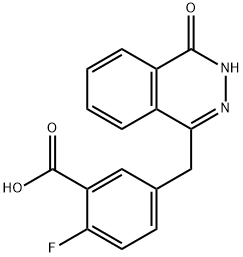 kyselina 2-fluór-5-((4-oxo-3,4-dihydroftalazín-1-yl)metyl)benzoová