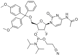 2'-Fluór-N4-acetyl-5'-0-(4,4'-dimetoxytrityl)-2'-deoxycytidín-3'-CE-fosforamidit