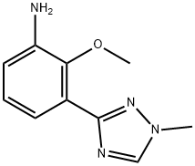 2-metoxy-3-(1-metyl-1H-1,2,4-triazol-3-yl)anilín