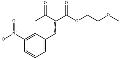 2-Metoxyetyl-2-[(3-nitrofenyl)metylén]acetoacetát
