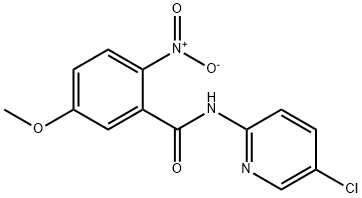 2-nitro-N-(5-chlórpyridín-2-yl)-5-metoxybenzamid