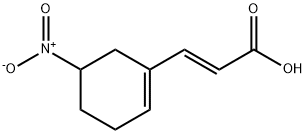 kyselina 2-propénová, 3-(5-nitro-1-cyklohexén-1-yl)-, (2E)