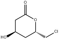 2H-pyrán-2-ón, 6-(chlórmetyl)tetrahydro-4-hydroxy-, (4R,6S)-