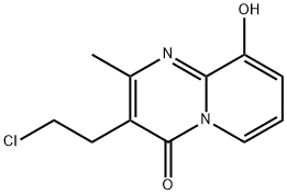 3-(2-chlóretyl)-2-metyl-9-hydroxy-4H-pyrido[1,2-a]pyrimidín-4-ón