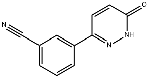 3-(6-oxo-l,6-dihydro-3-pyridazinyl)benzonitril