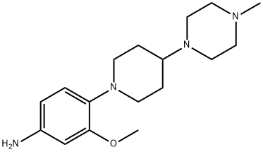 3-metoxy-4-(4-(4-metylpiperazín-1-yl)piperidín-1-yl)anilín