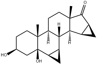 3b,5-dihydroxy-6b,7b:15b,16b-dimetylén-5b-androstan-17-ón