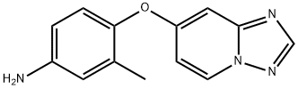 4-([1,2,4]triazolo[1,5-a]pyridín-7-yloxy)-3-metylanilín