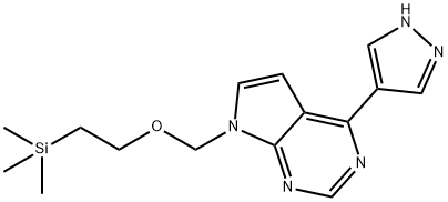 4-(1H-PYRAZOL-4-YL)-7-((2-(TRIMETYLSILYL)ETOXY)METYL)-7H-PYRROLO[2,3-D]PYRIMIDÍN