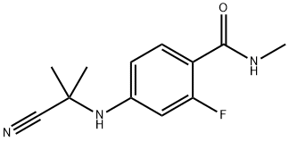 4-(2-KYANOPROPÁN-2-YLAMINO)-2-FLUÓR-N-METYLBENZAMID