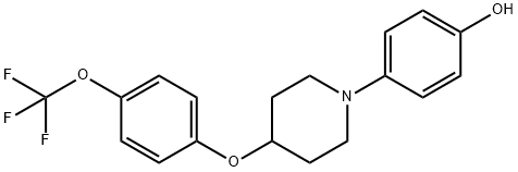 4-[4-[4-(trifluórmetoxy)fenoxy]piperidín-1-yl]fenol