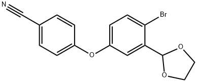 4-(4-Bróm-3-(1,3-dioxolán-2-yl)fenoxy)benzonitril